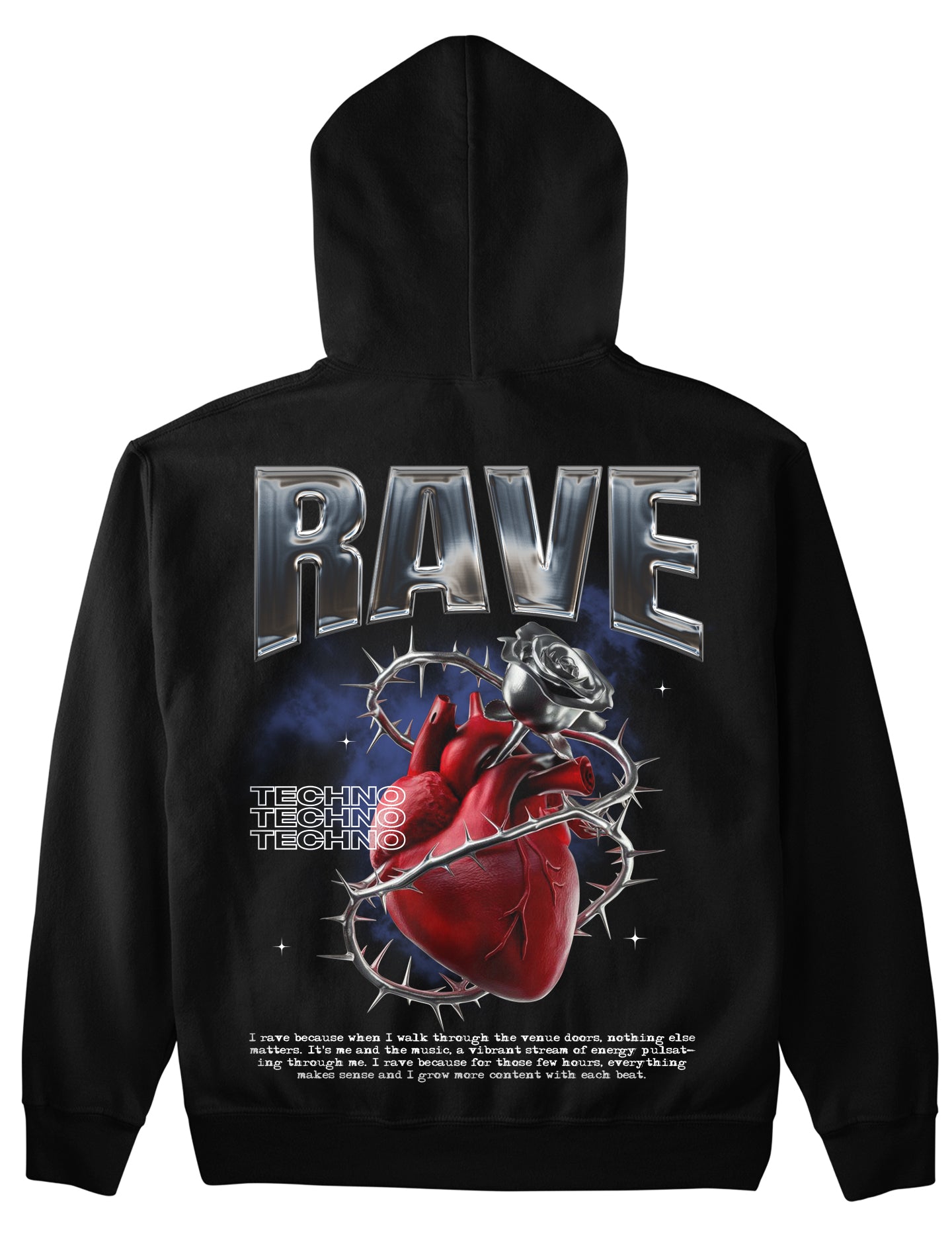 Rave (Backprint) Hoodie