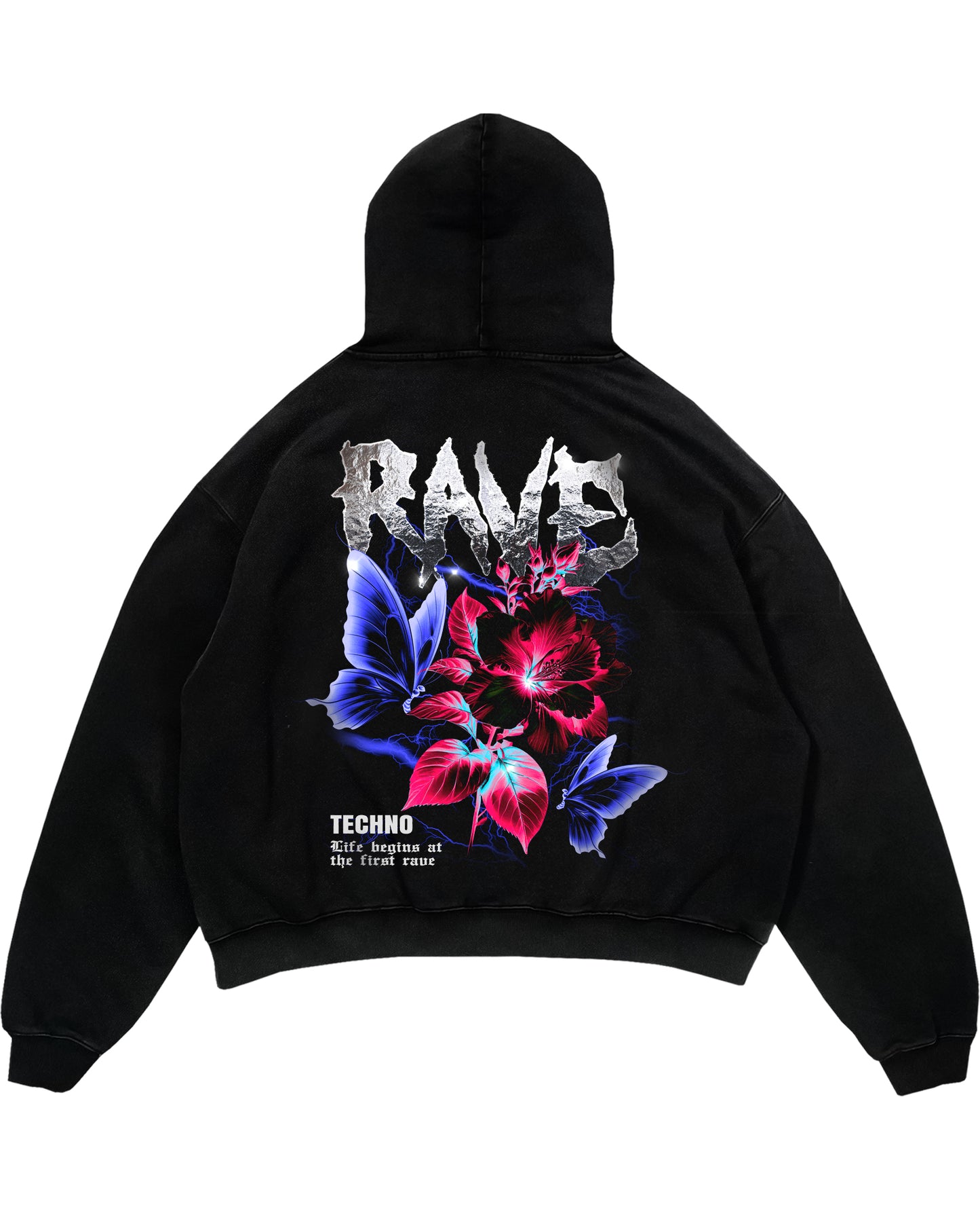 Life begins Oversized (Backprint) Hoodie