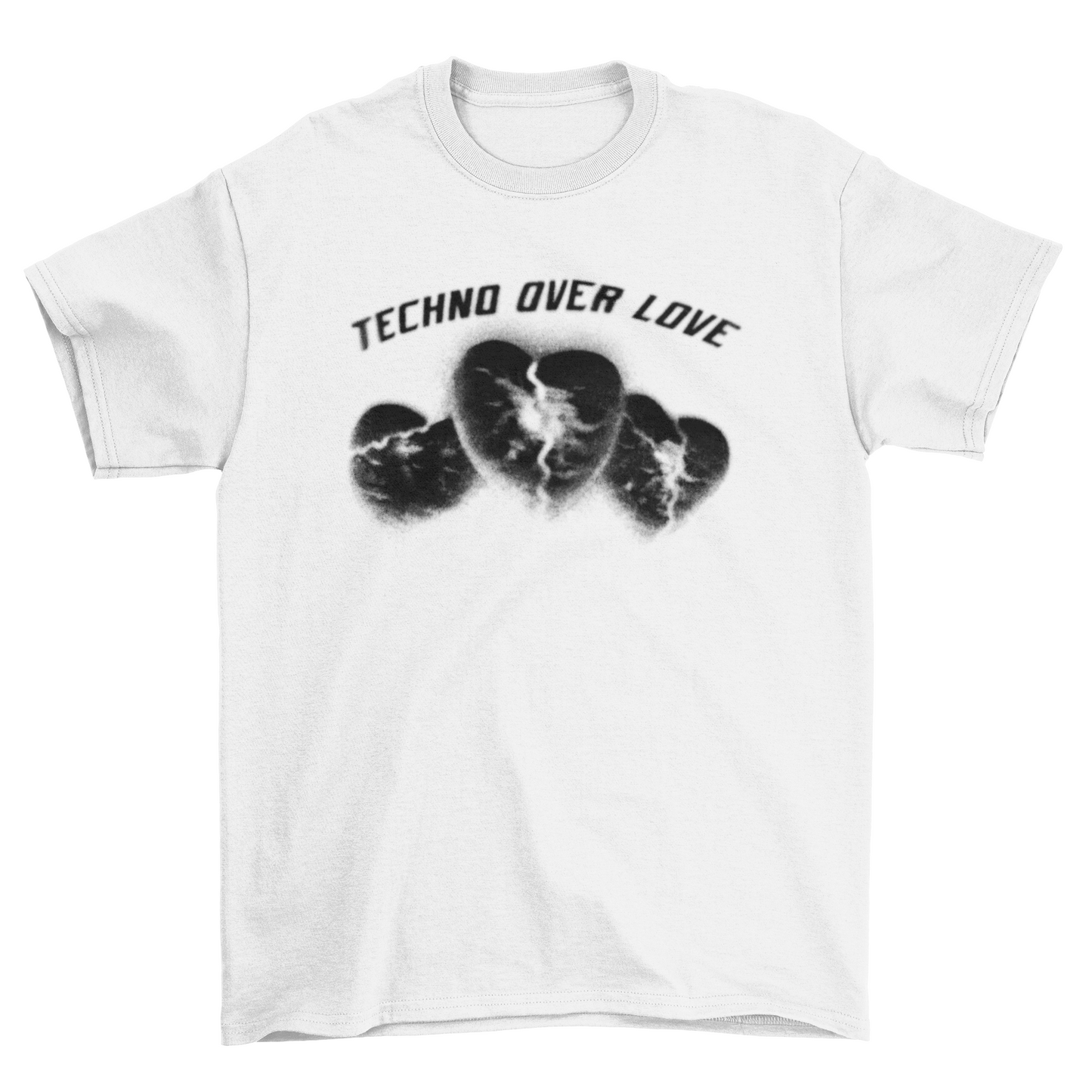 Techno over love t-shirt