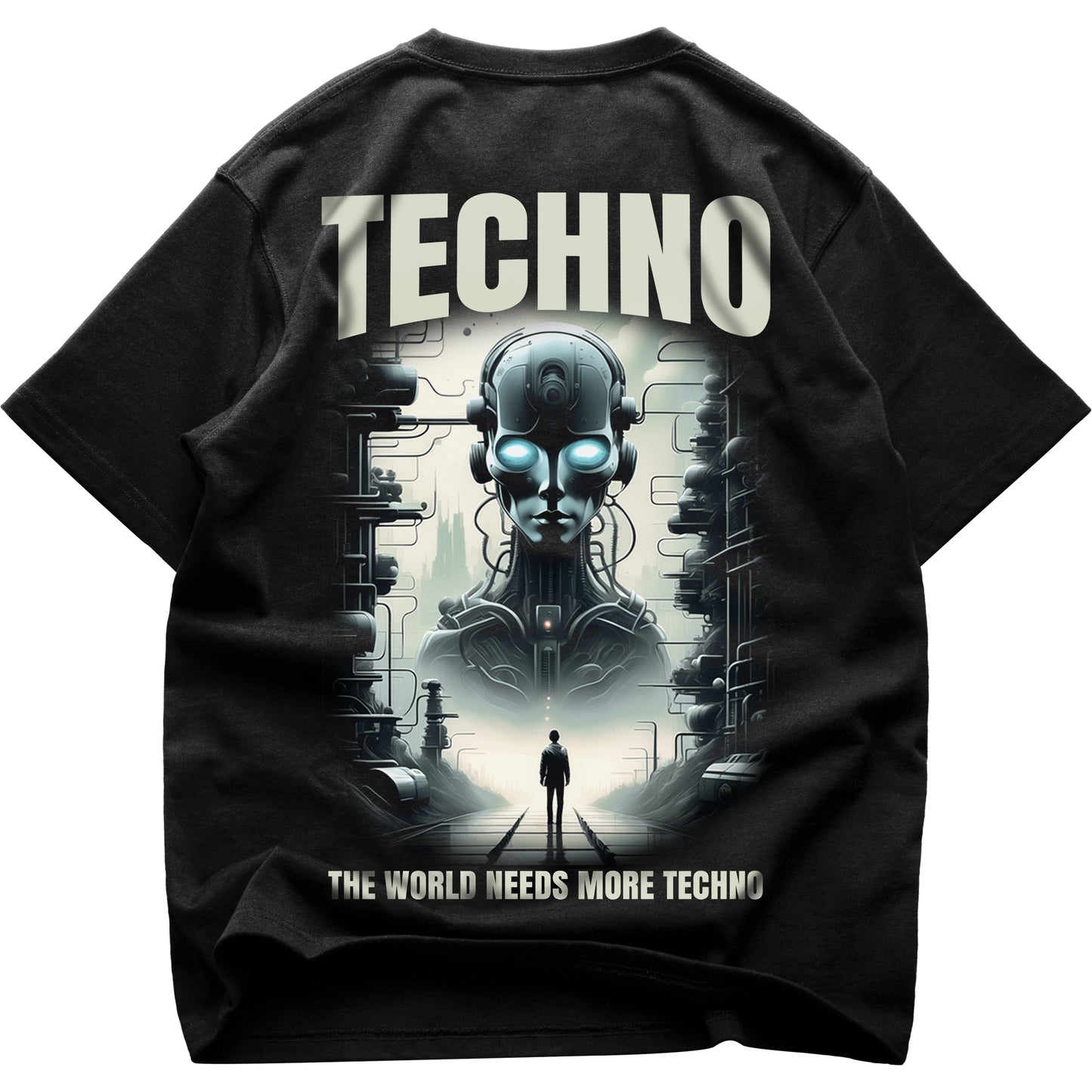 More Techno Oversized (Backprint) Shirt