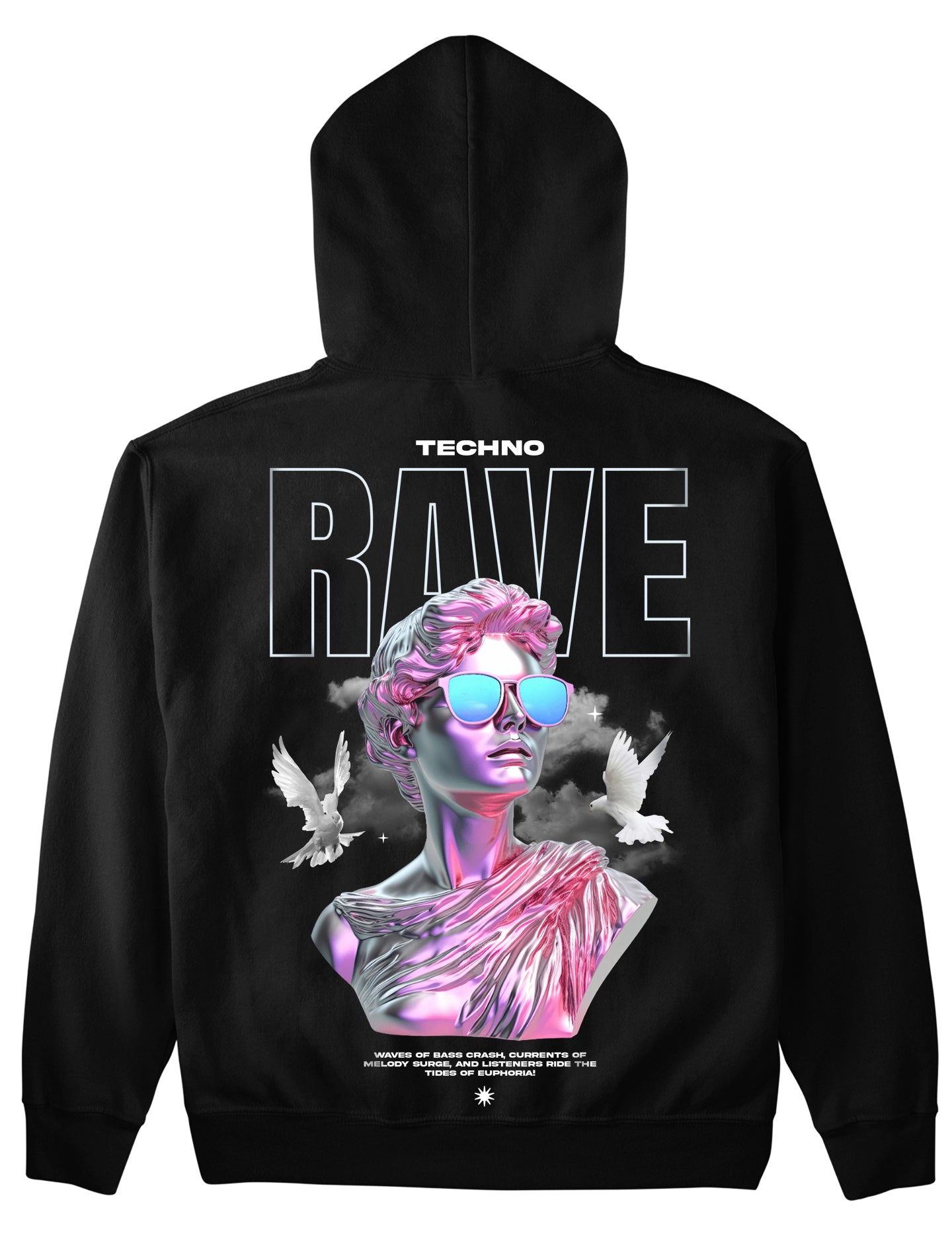 Waves (Backprint) Hoodie