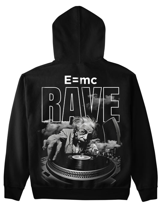 E=mc rave (Backprint) Hoodie