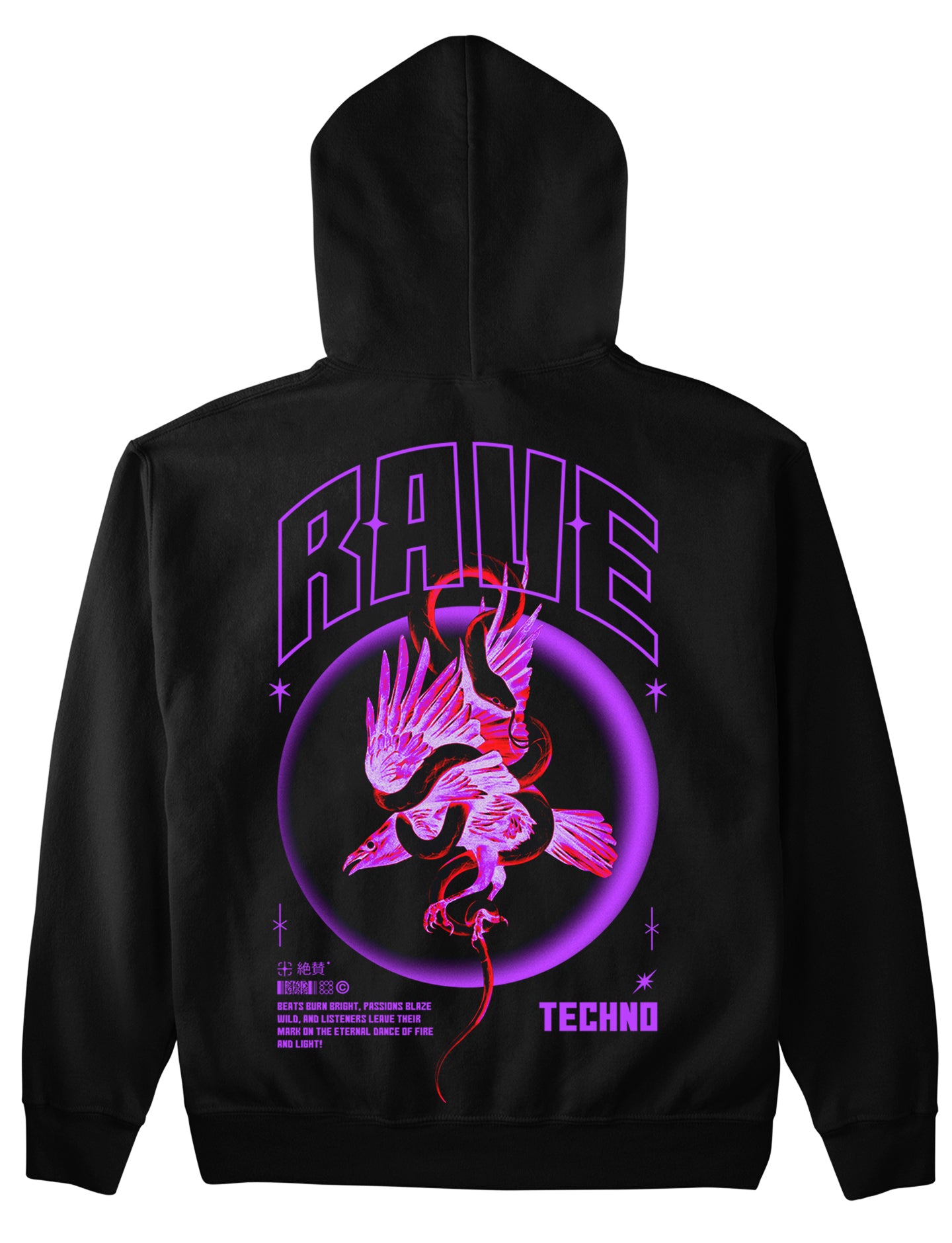 Rave (Backprint) Hoodie