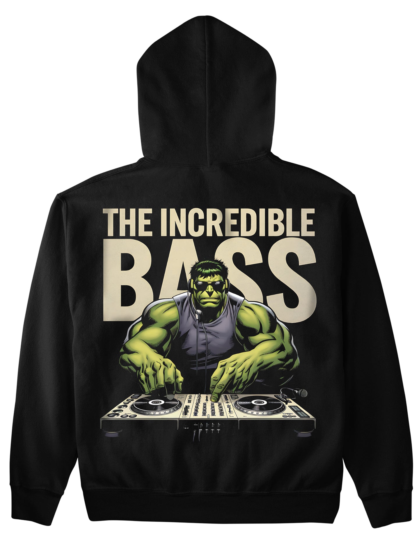 The incredible Bass (Backprint) Hoodie