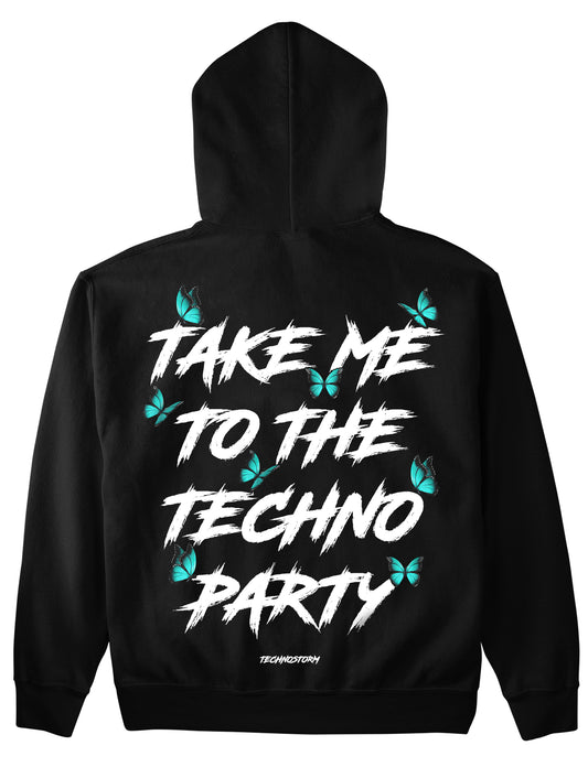 Techno Party (Backprint) Hoodie