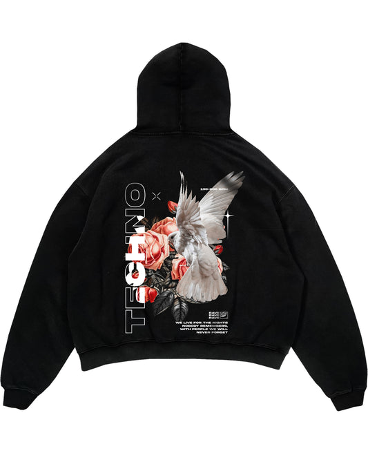 Techno Oversized (Backprint) Hoodie