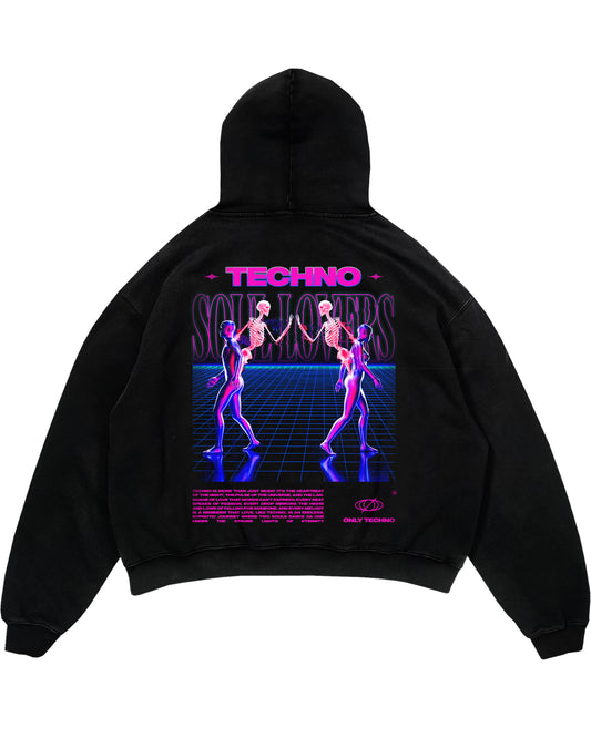 Only Techno Oversized (Backprint)Hoodie