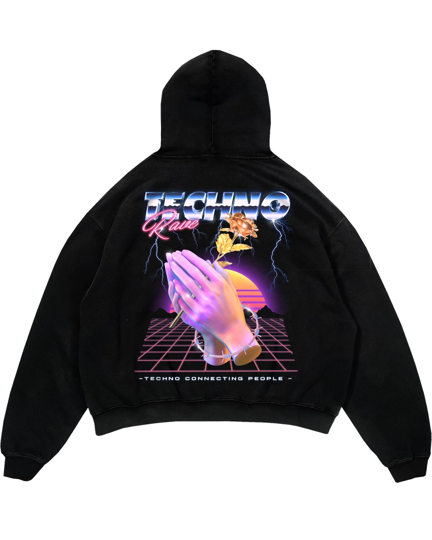 connecting Oversized (Backprint) Hoodie