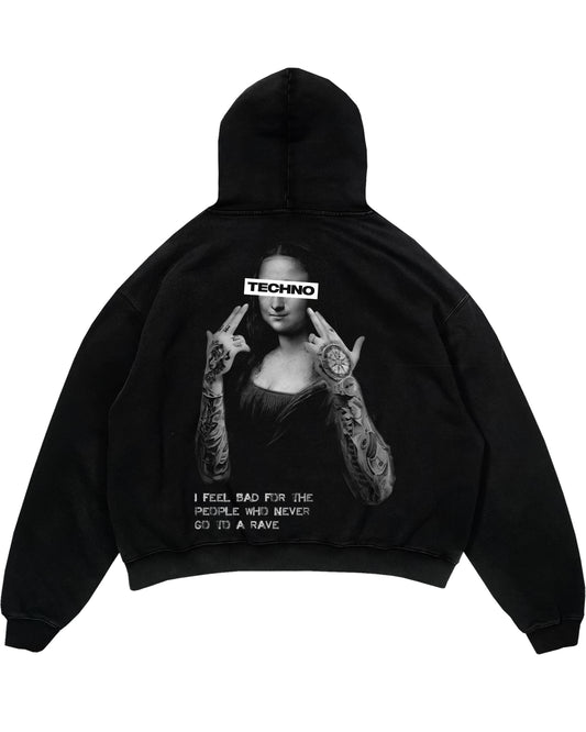 I feel bad Oversized (Backprint) Hoodie