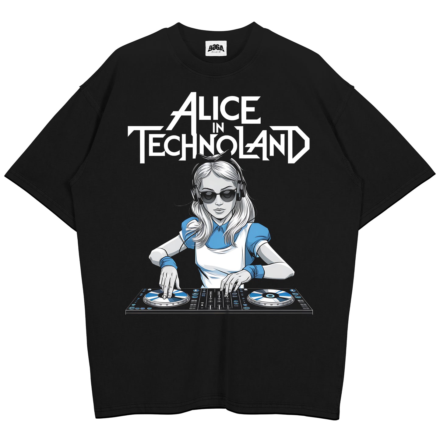 Alice in Technoland Oversized Shirt