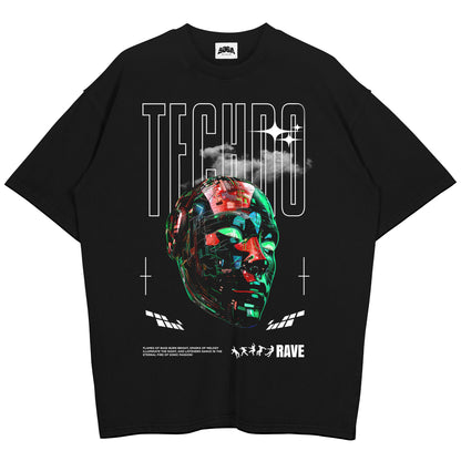 Techno Mask Oversized Shirt