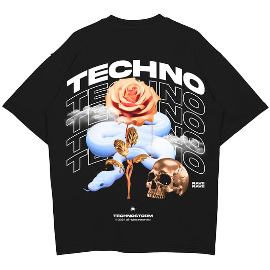 Techno Snake Oversized (Backprint) Shirt