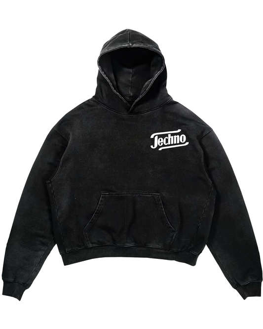 Techno oversized hoodie