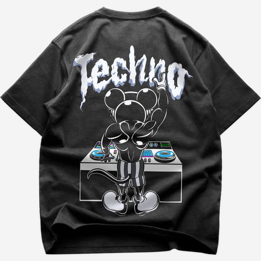 DJ (Backprint) Oversized Shirt