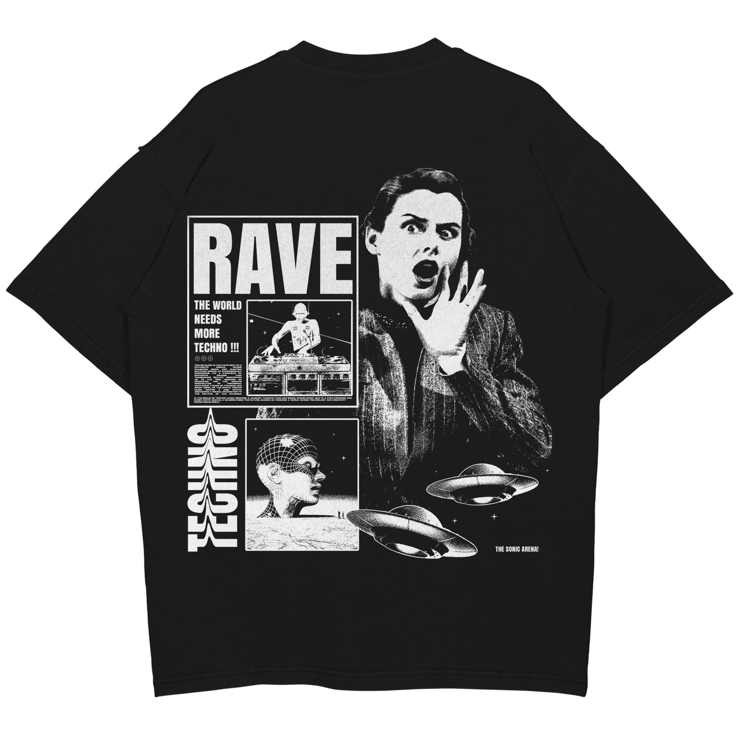 More Techno Oversized (Backprint) Shirt