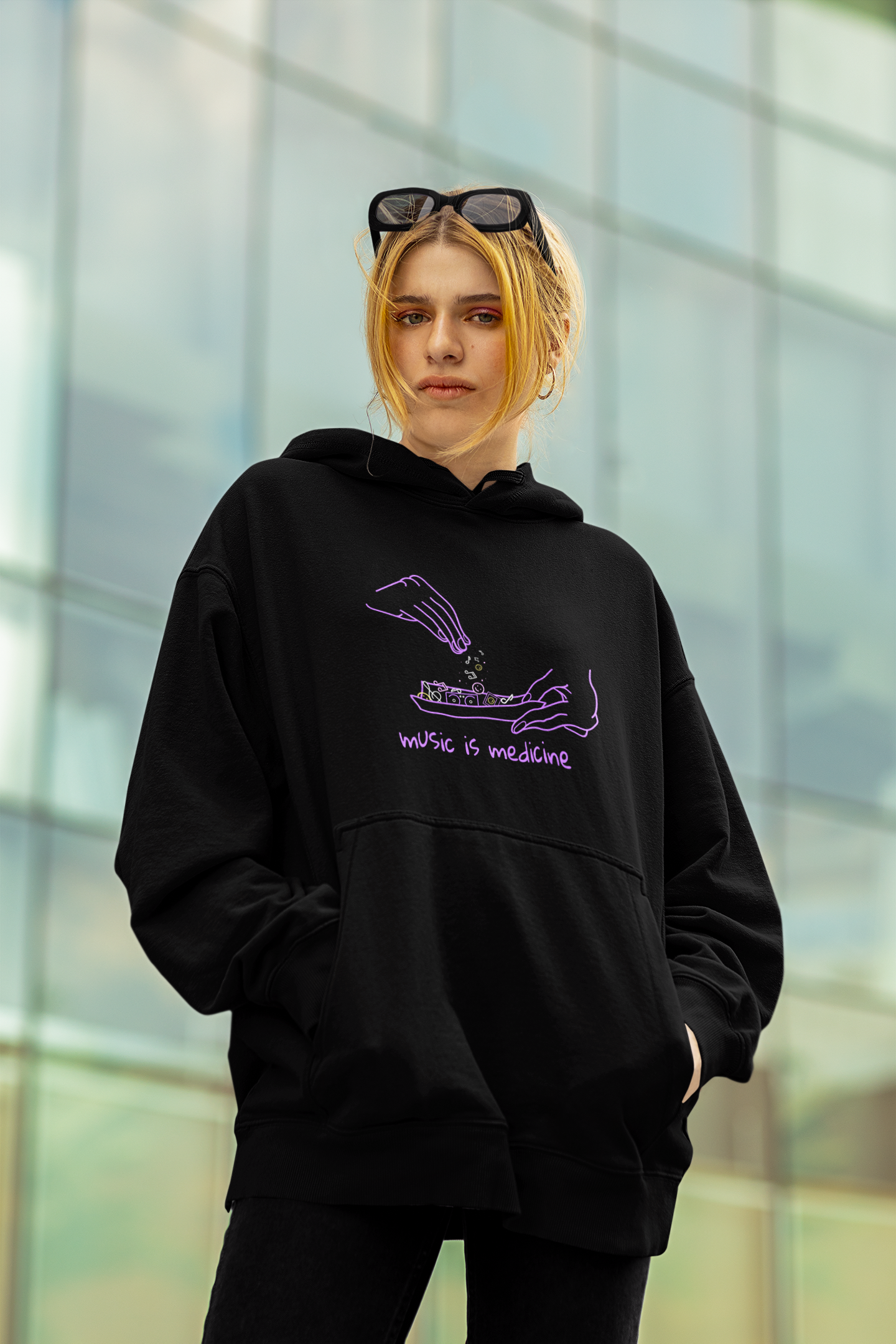 Music is medicine Hoodie