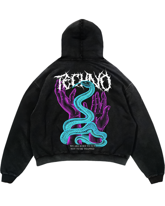 Techno Trapped Oversized Hoodie