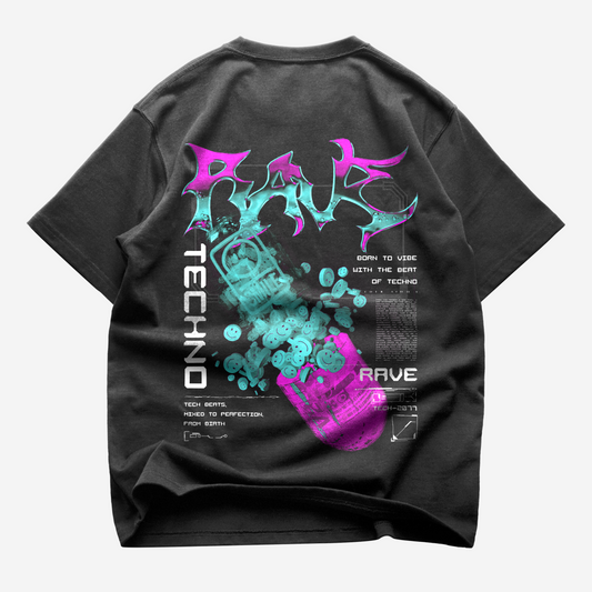 Born to rave Oversize (Backprint) Blaster