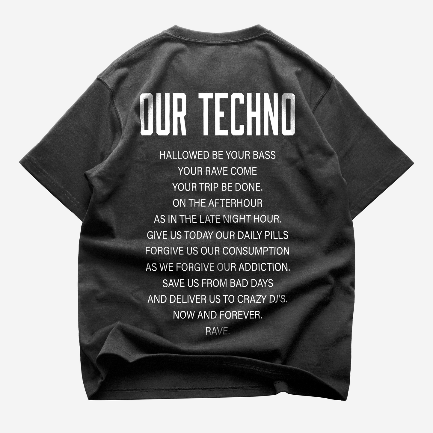 Our Techno (Backprint) Oversize Blaster