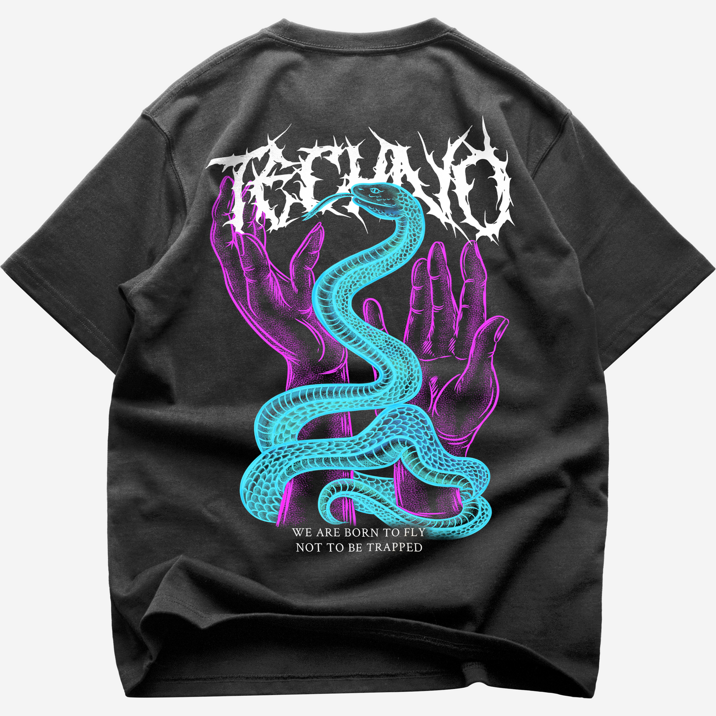 Techno-Trapped (Backprint) Oversize Blast