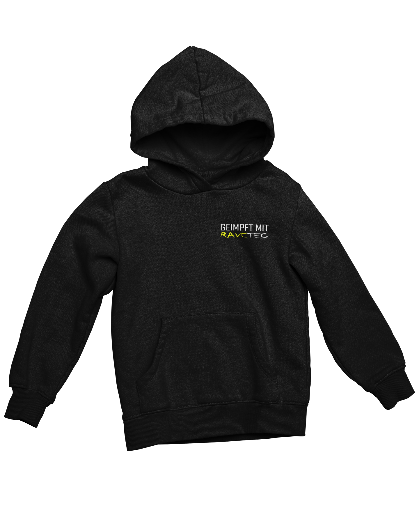 Geimpft mit Ravetec Hoodie