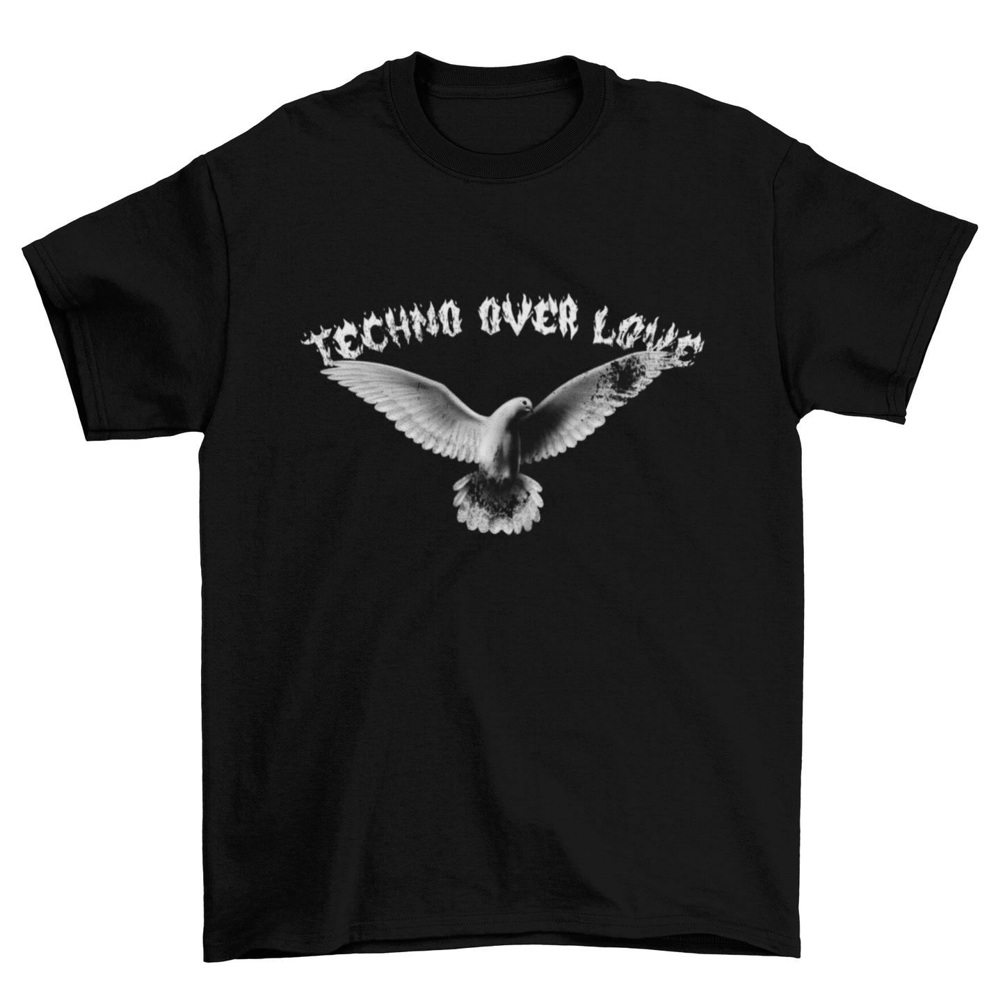 Techno Over Love T Shirt 