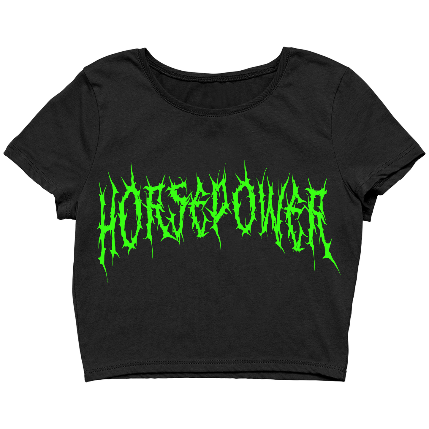 Horsepower Cropped Tee