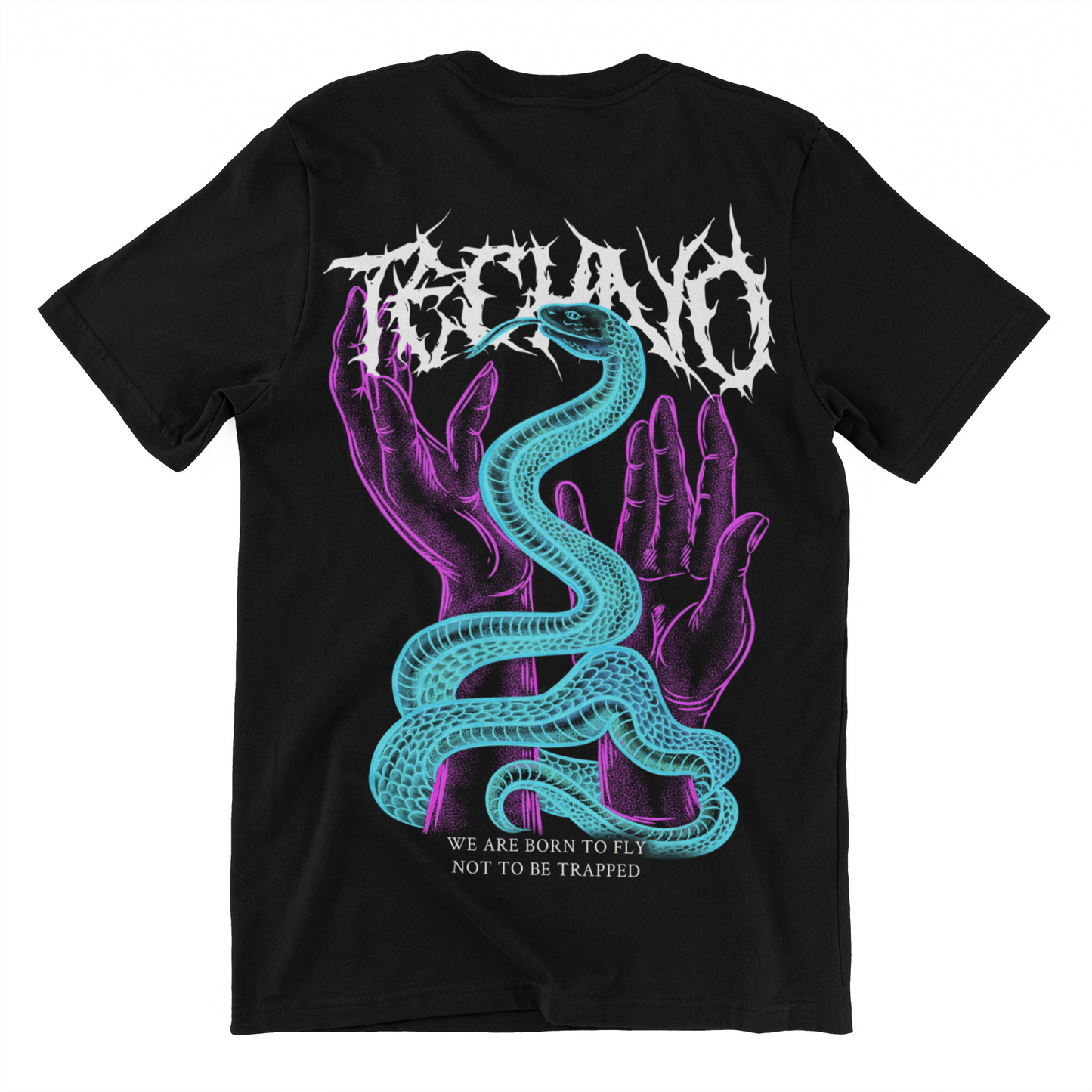 Techno Trapped (Backprint) shirt