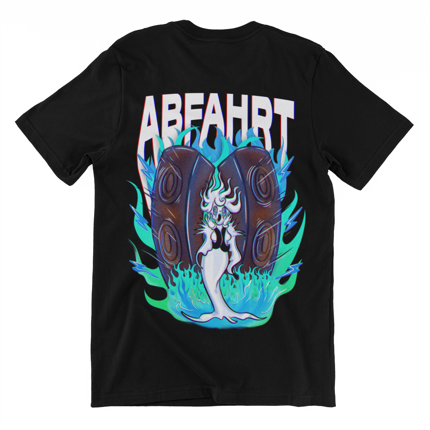 Abfahrt (Backprint) Shirt