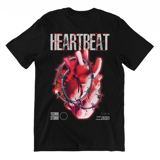 Heartbeat Rave (Backprint) Shirt