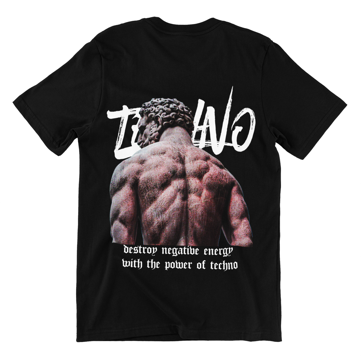 power of techno (Backprint) Shirt 