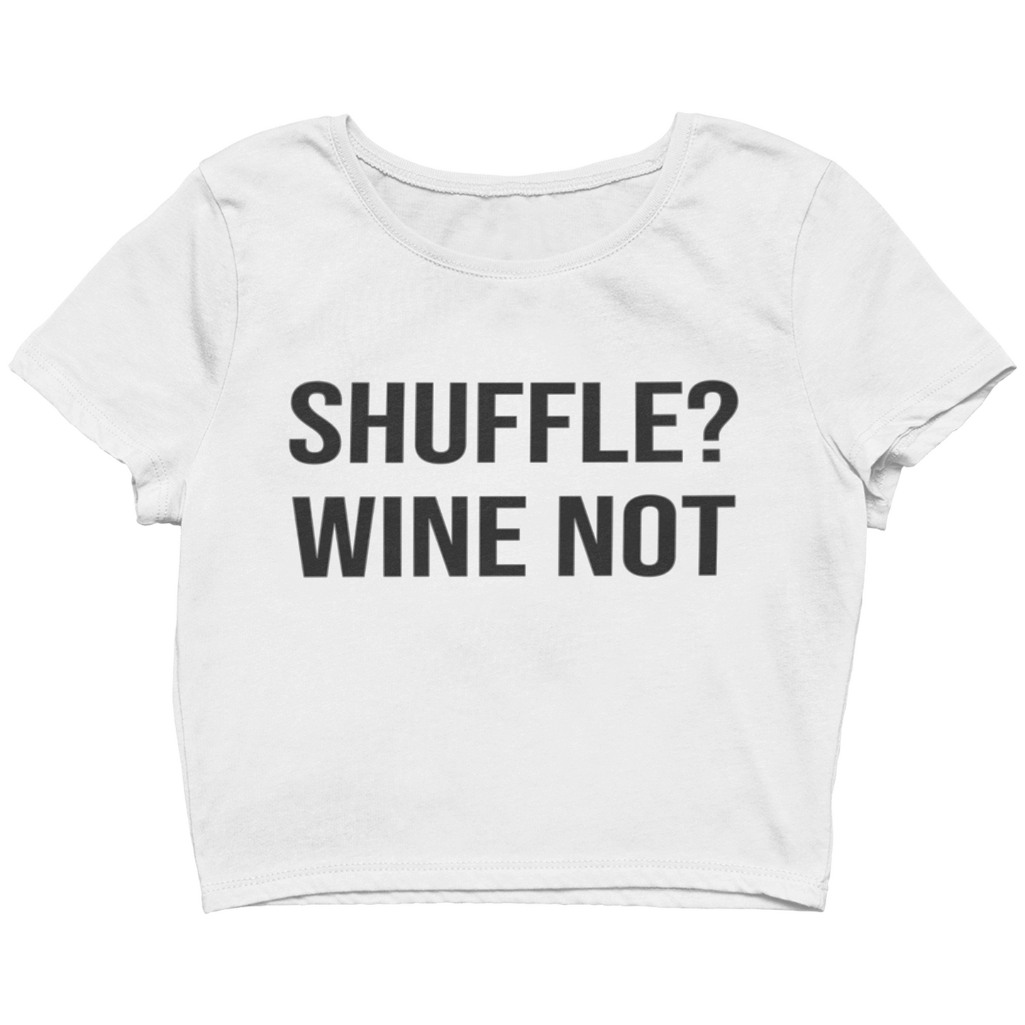 Shuffle Lady's Cropped Tee